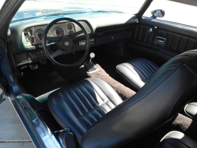 Blue 1973 Chevrolet Camaro Coupe with Black interior